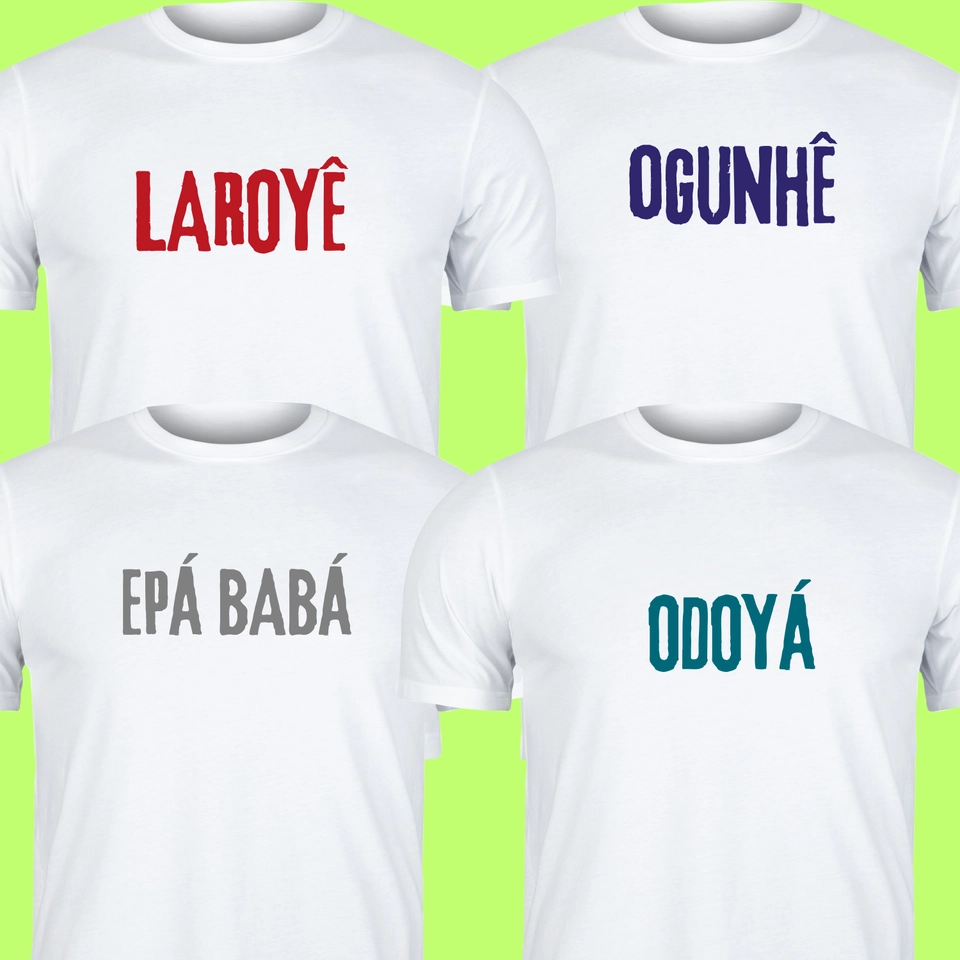 CAMISETA SAUDAÇÃO ORIXÁS - imagem 3