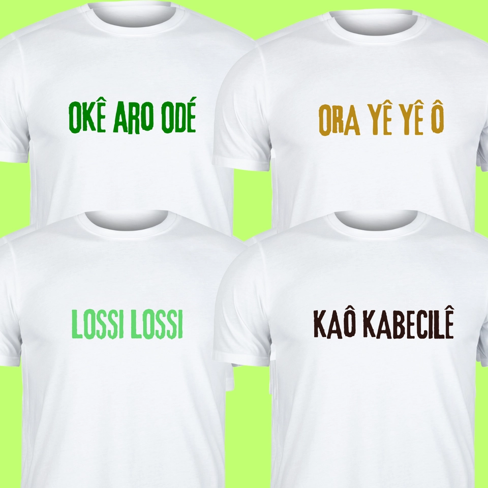 CAMISETA SAUDAÇÃO ORIXÁS - imagem 2