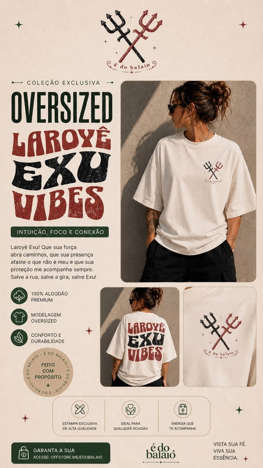 OVERSIZED LAROYE EXU - imagem 1