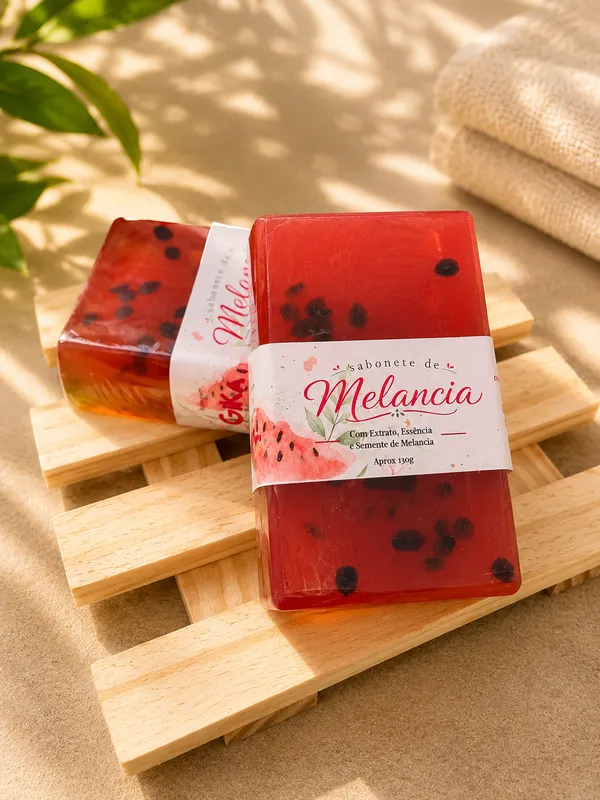 Sabonete Glicerinado de Melancia