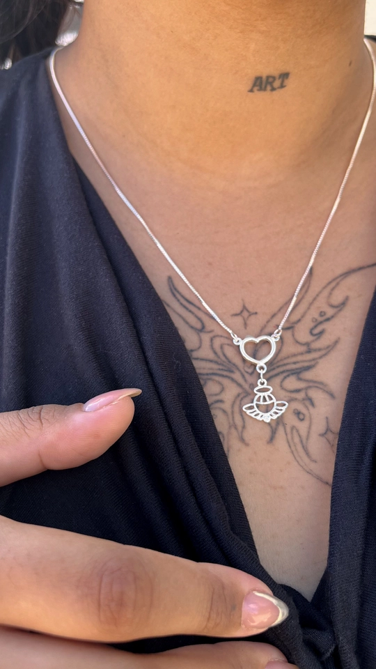 Colar Mãe de Anjo (Semijoia Premium) - 1