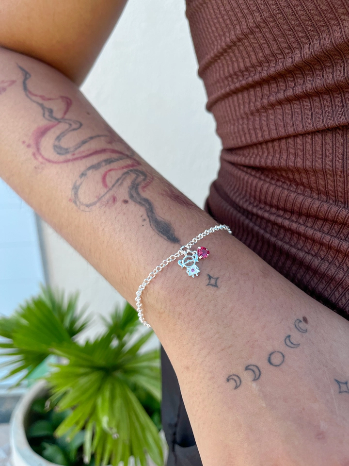 Pulseira Menino ou Menina - Semijoia - imagem 3