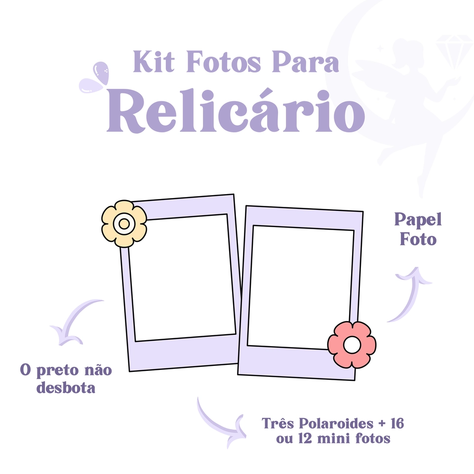 Kit Fotos Para Relicários (Escolha o modelo) - imagem 1