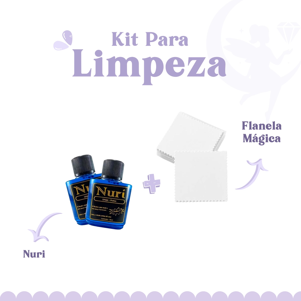 Kit Limpeza para Prata Legítima