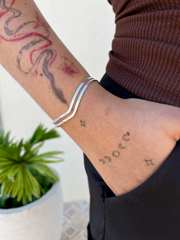 Bracelete Maisa Dois Fios - Semijoia