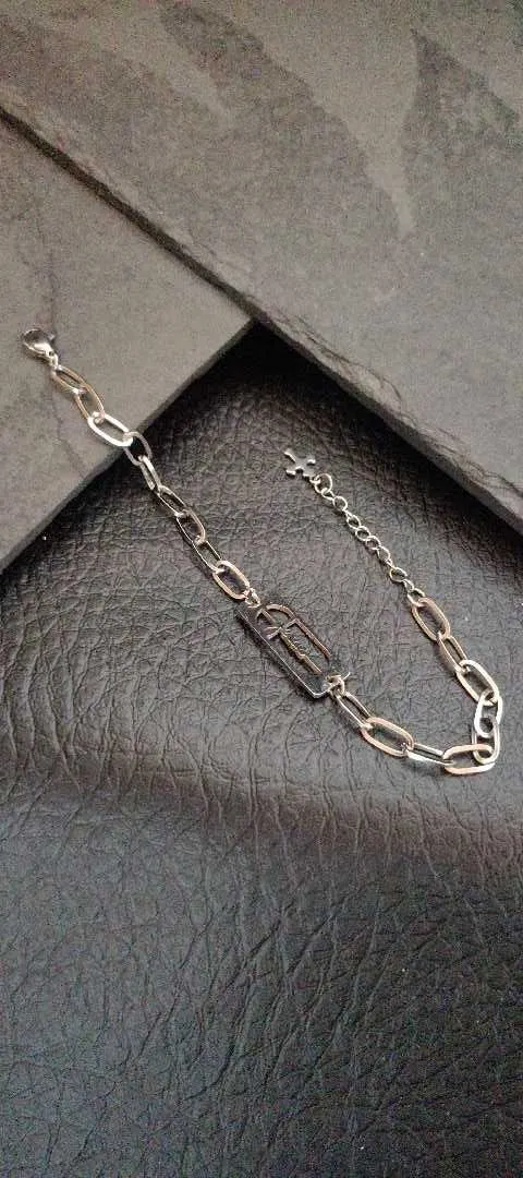 Pulseira Masculina Jesus 19cm Prata Aço Inoxidável Fé Cristã Masculina - imagem 2