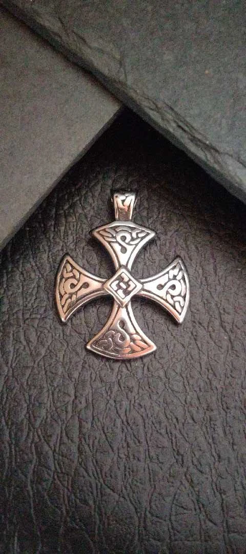 Pingente Cruz Templária Viking Celta - Nó Celta Aço Inoxidável | SANSKULL - 1