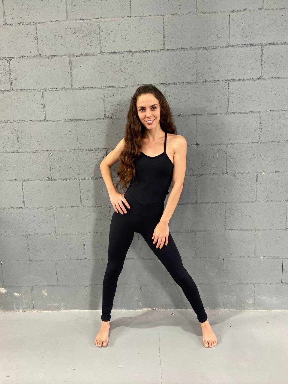 Macacão Alças Finas Legging