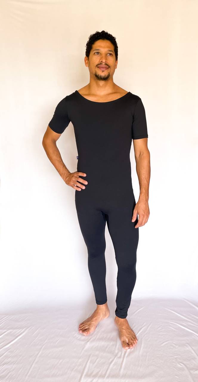 Macacão Masculino/Unissex Básico Mangas Legging - 2