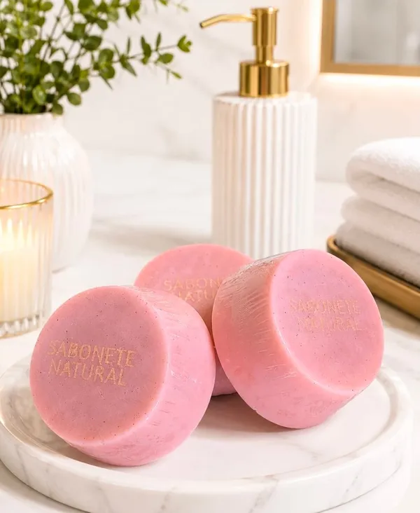 Sabonete de Argila Rosa com Patchouli 