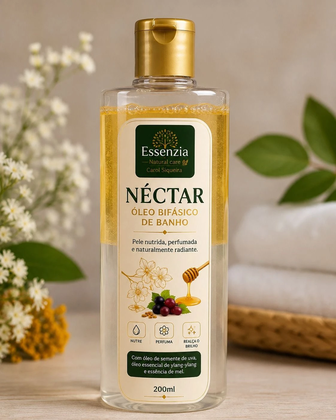 Néctar Oleo Bifasico de banho 250ml - 1
