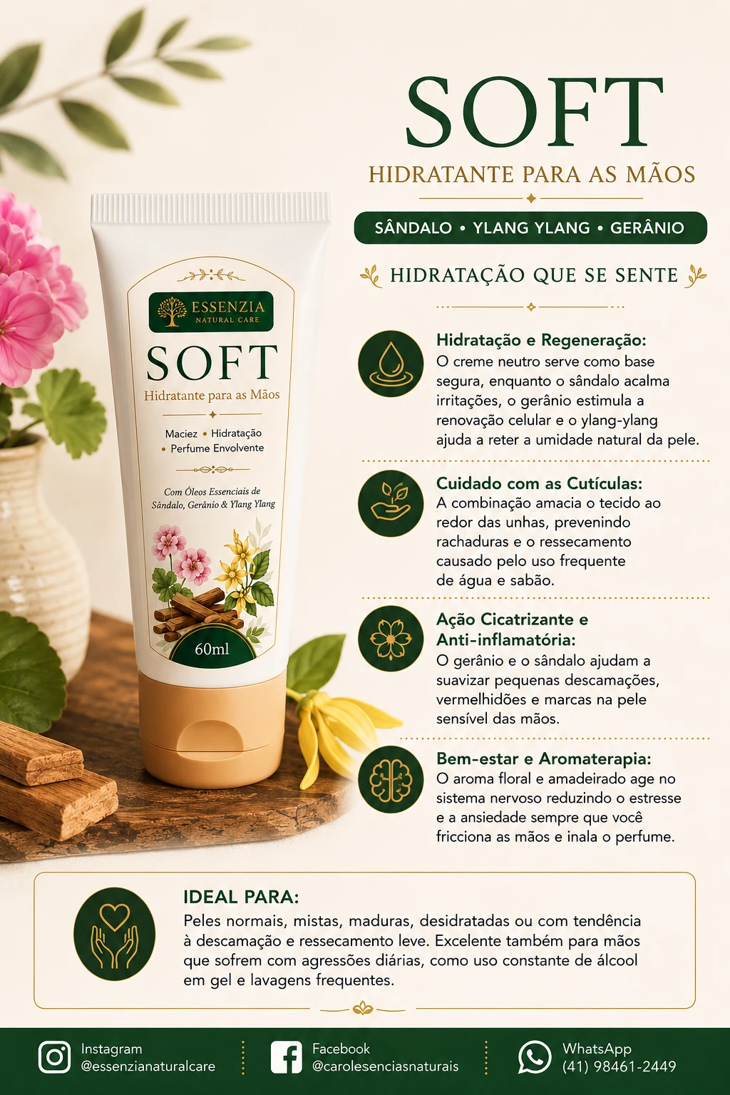 Soft creme hidratante para Mãos - 2