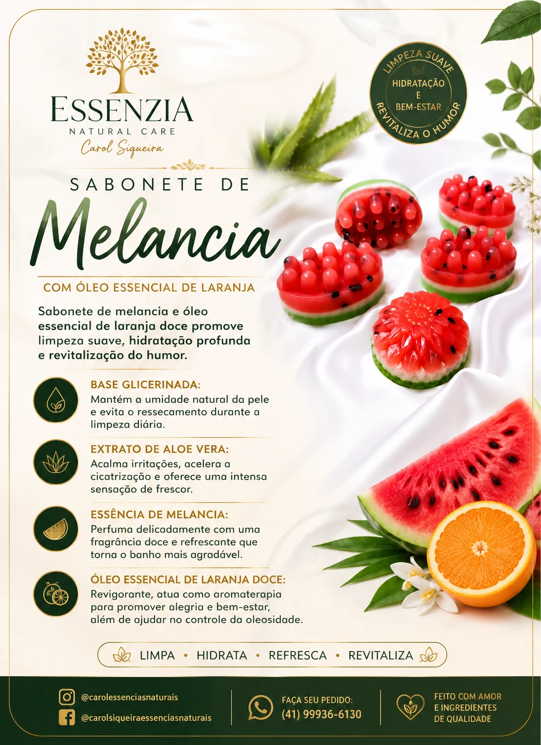 Sabonete Massageador Melancia - 3