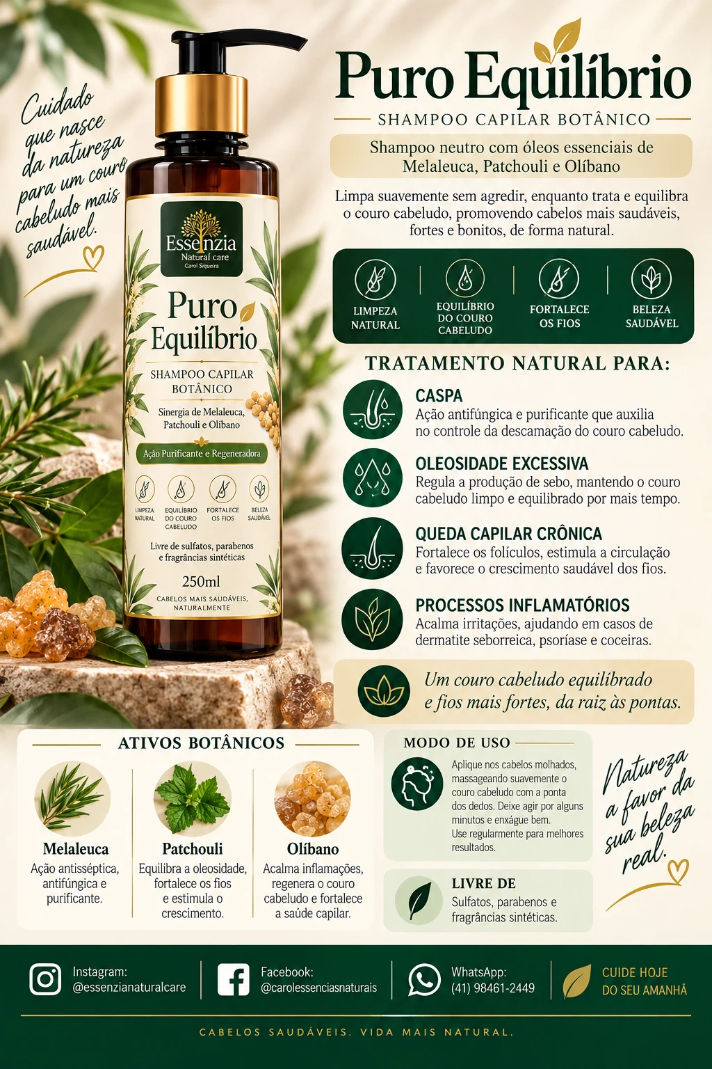 Shampoo Puro Equilibrio 250ml - 2