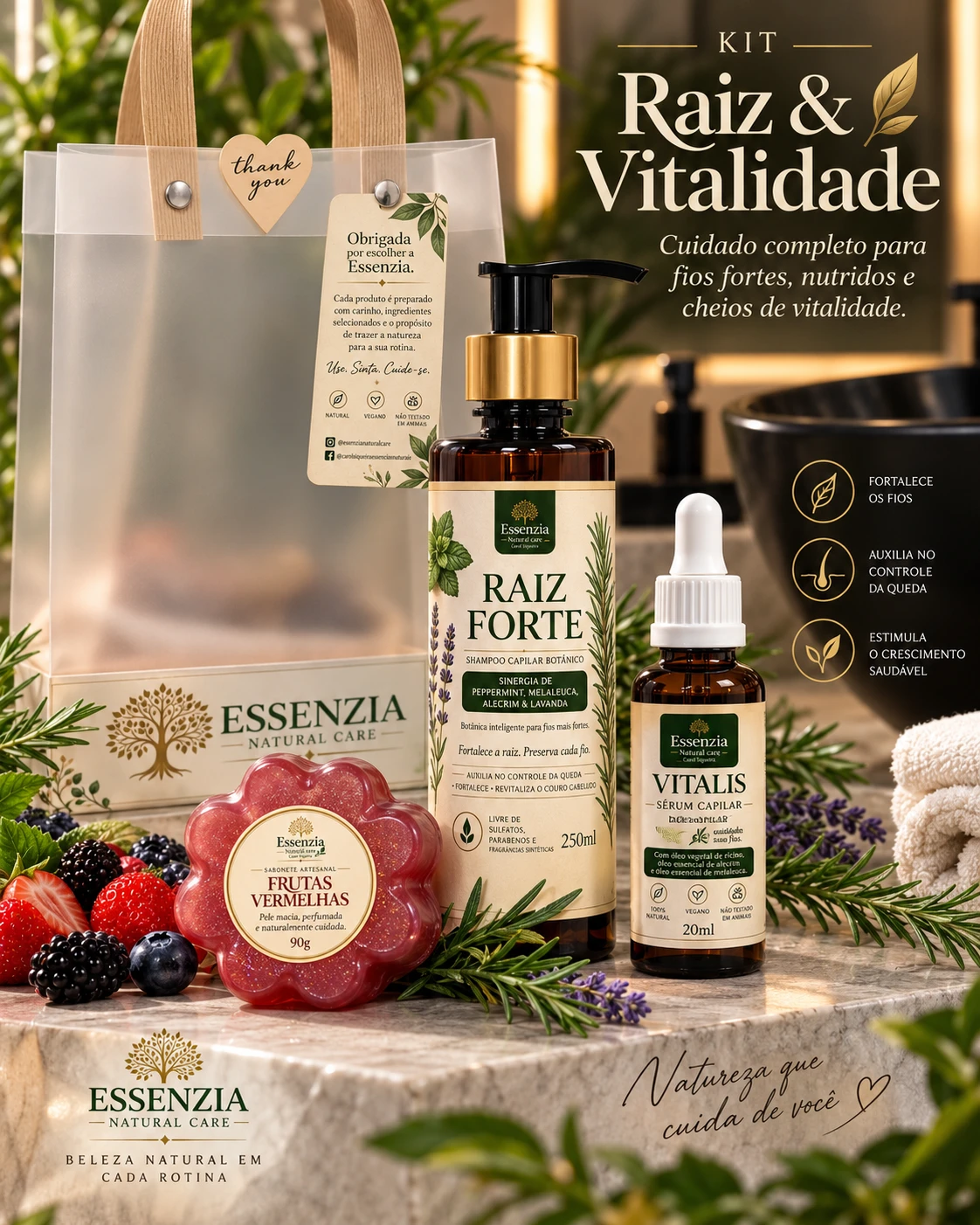 Kit Raiz e Vitalidade  - 1