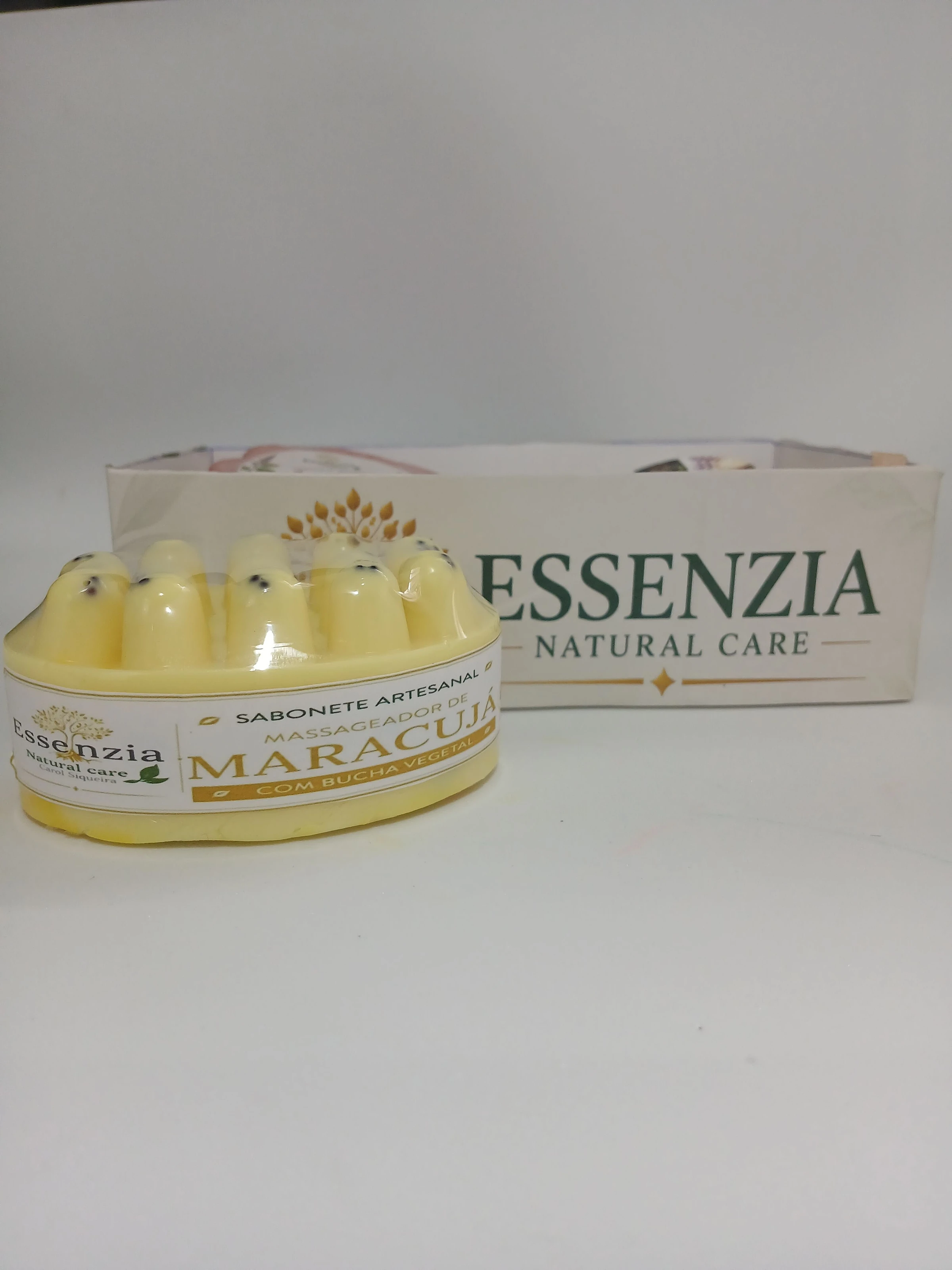 Sabonete Massageador Maracujá c/ bucha - 1