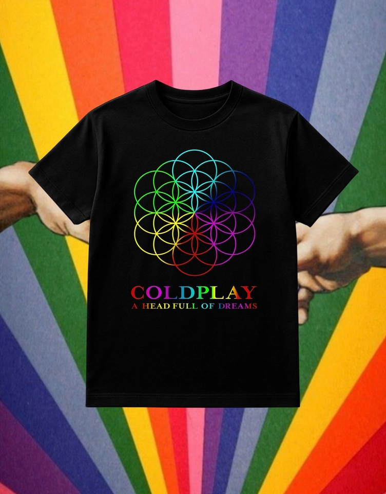 Camiseta Coldplay | A Head Full Of Dreams (DTF) - imagem 1