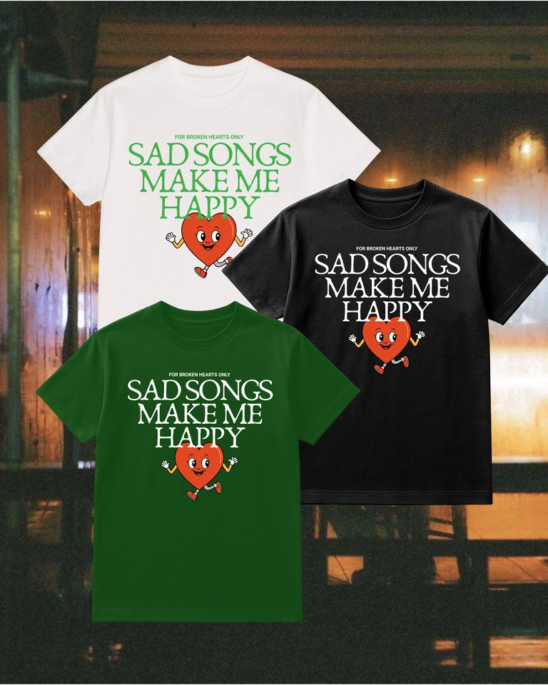 Camiseta Sad Songs Make Me Happy (DTF) - imagem 2
