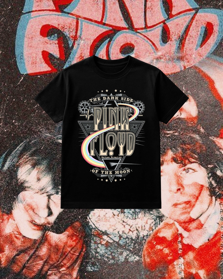 Camiseta Pink Floyd | Dark Side 3 (DTF) - imagem 1