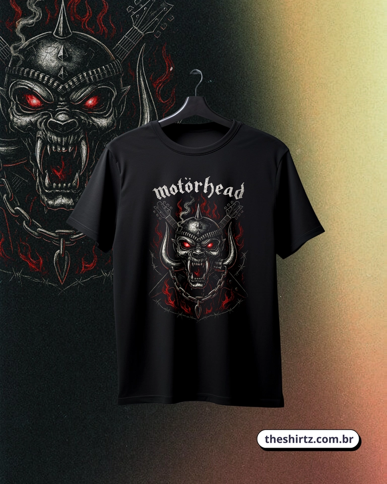 Camiseta Motorhead (DTF Halftone) - imagem 1