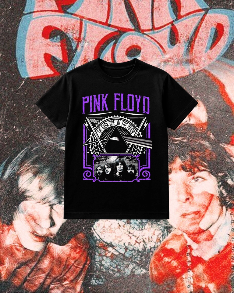 Camiseta Pink Floyd | Dark Side 2 (DTF) - imagem 1