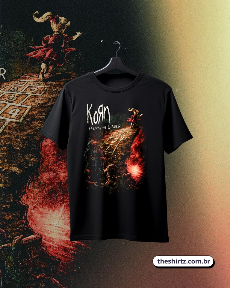 Camiseta Korn (DTF Halftone) - imagem 1
