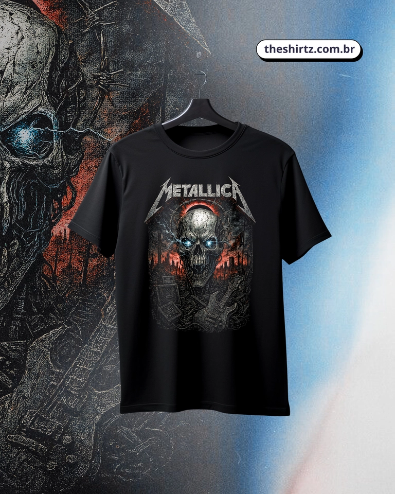 Camiseta Metallica (DTF Halftone)