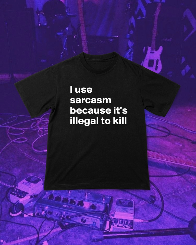 Camiseta Sarcasm (DTF) - imagem 1