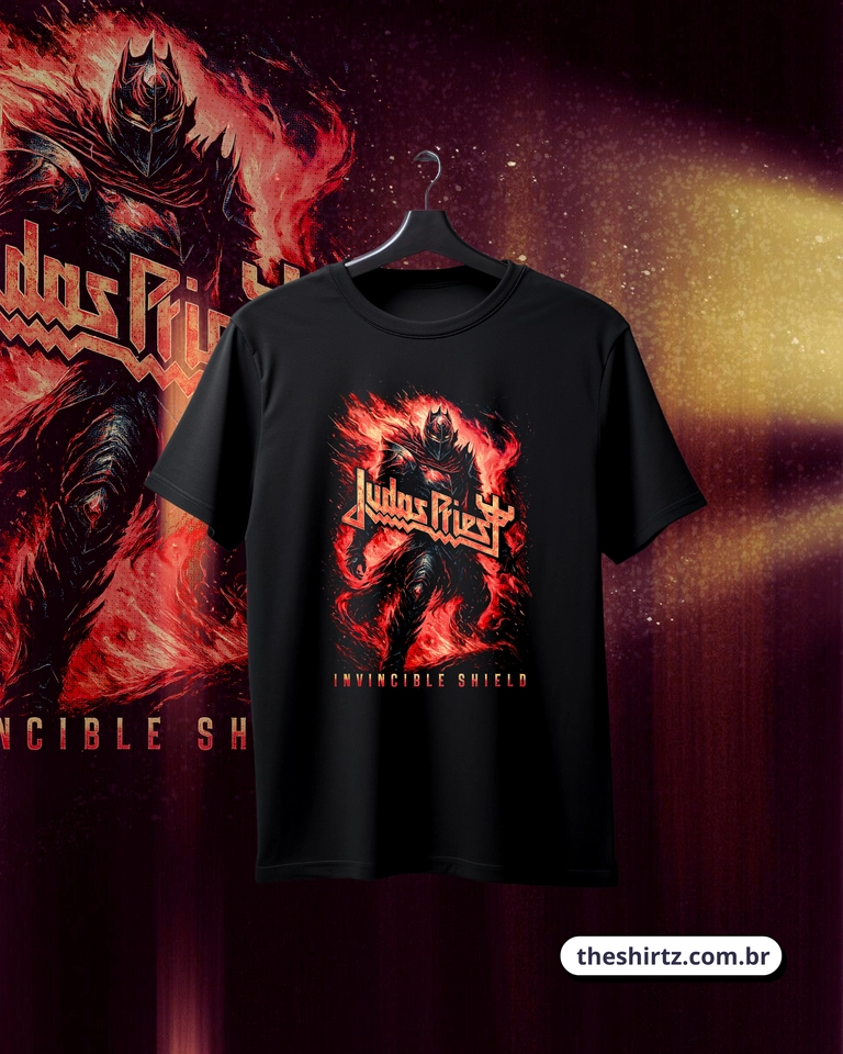Camiseta Judas Priest | Invincible (DTF Halftone) - imagem 1