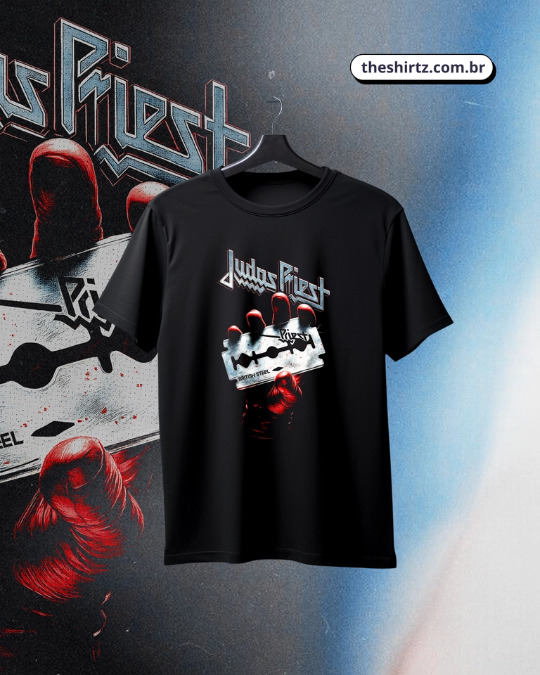 Camiseta Judas Priest (DTF Halftone) - imagem 1