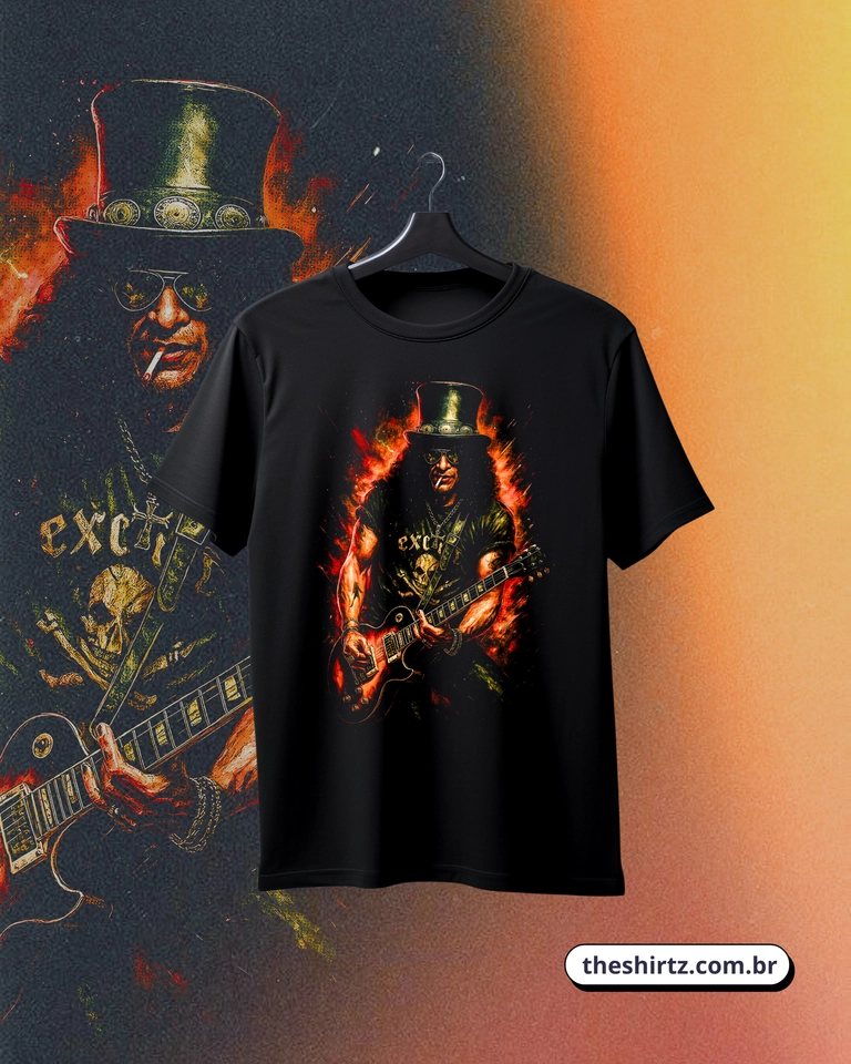 Camiseta Slash (DTF Halftone) - imagem 1