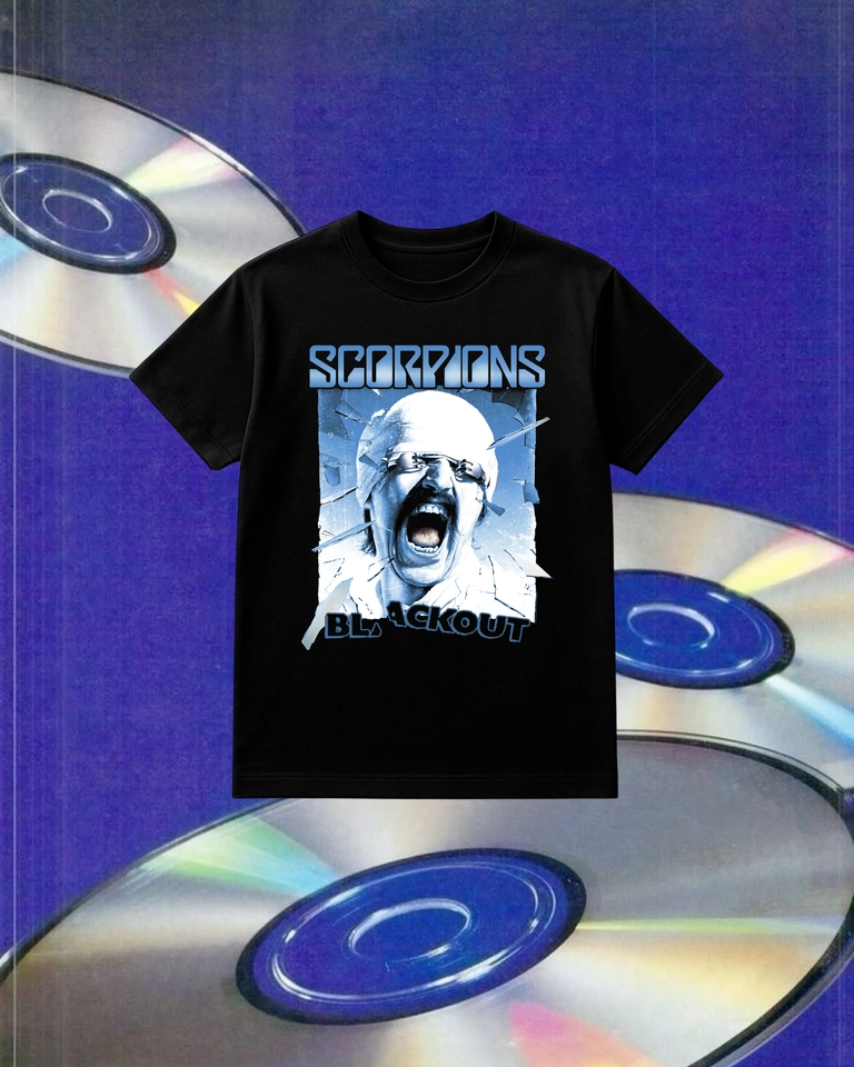 Camiseta Scorpions | Blackout (DTF) - imagem 1