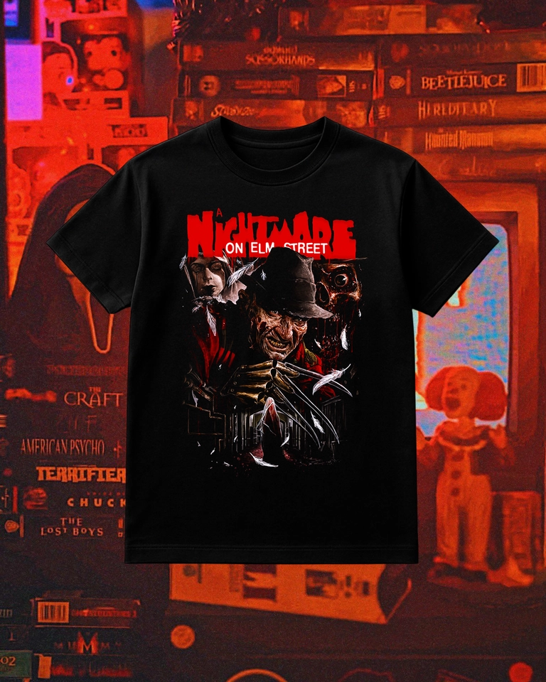Camiseta A Hora do Pesadelo (DTF) - imagem 1