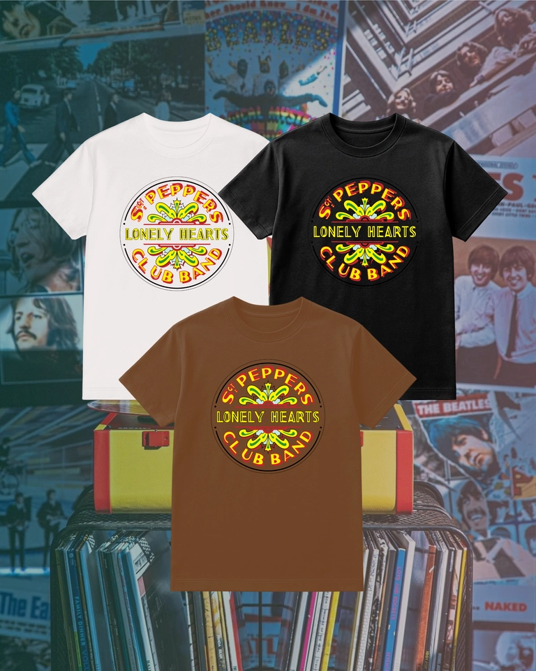 Camiseta The Beatles | Lonely Hearts (DTF) - imagem 1
