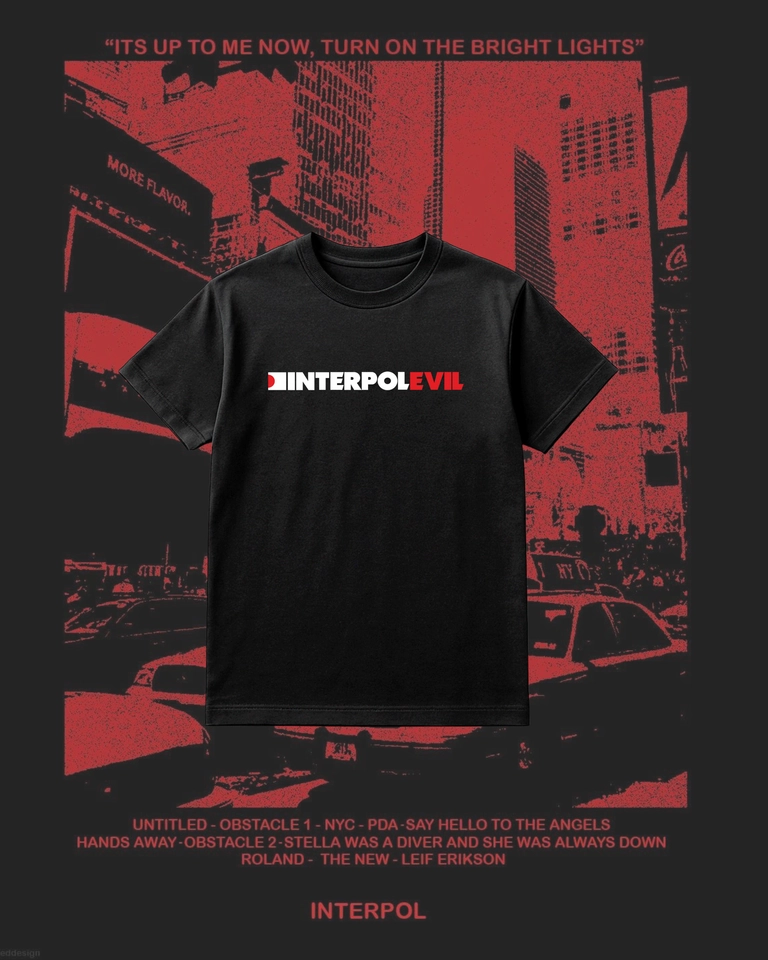 Camiseta Interpol | Evil (DTF) - 1