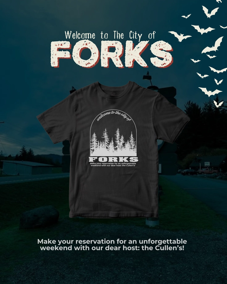 Camiseta FORKS  - imagem 2