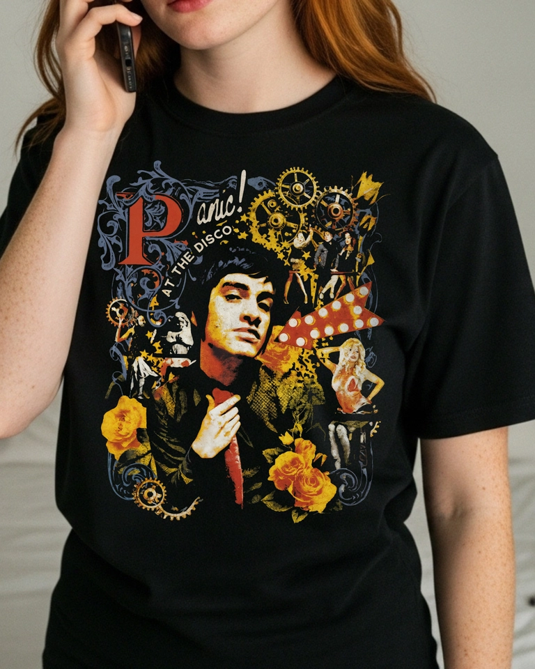 Camiseta Panic! At The Disco (DTF) - imagem 1