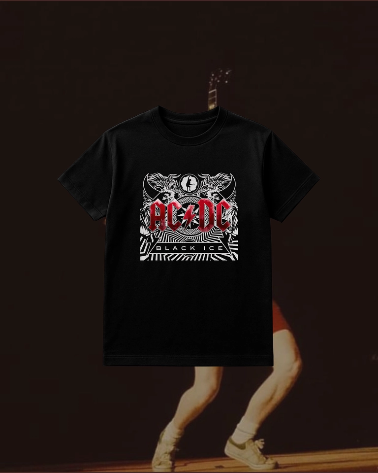 Camiseta ACDC | Black Ice (DTF) - imagem 1