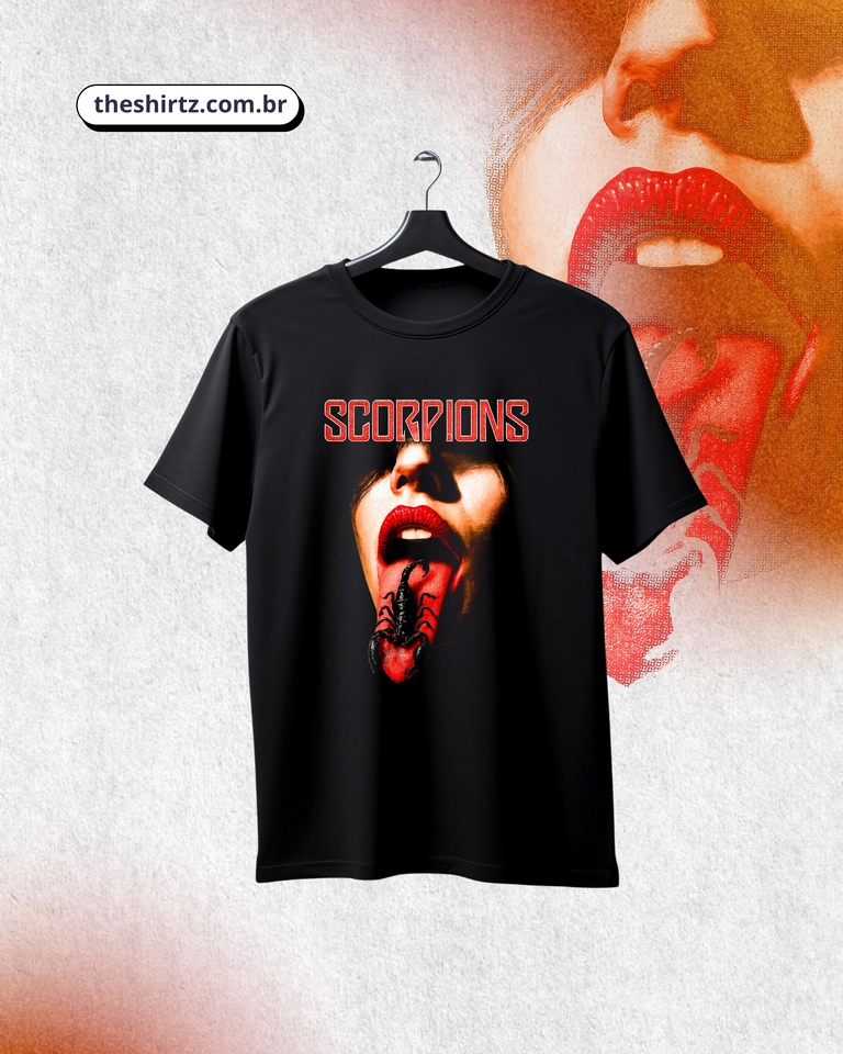 Camiseta Scorpions Woman (DTF Halftone) - imagem 1
