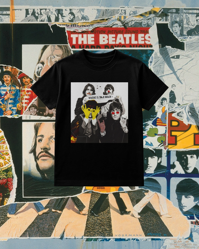 Camiseta The Beatles | Brain (DTF) - imagem 1