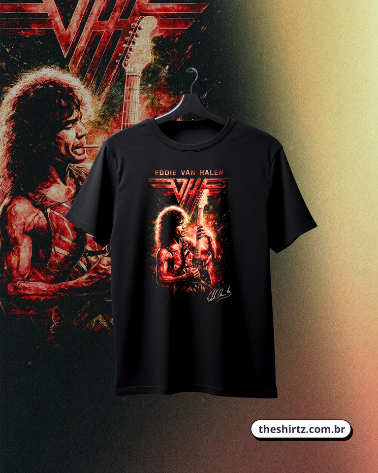 Camiseta Van Halen (DTF Halftone) - imagem 1