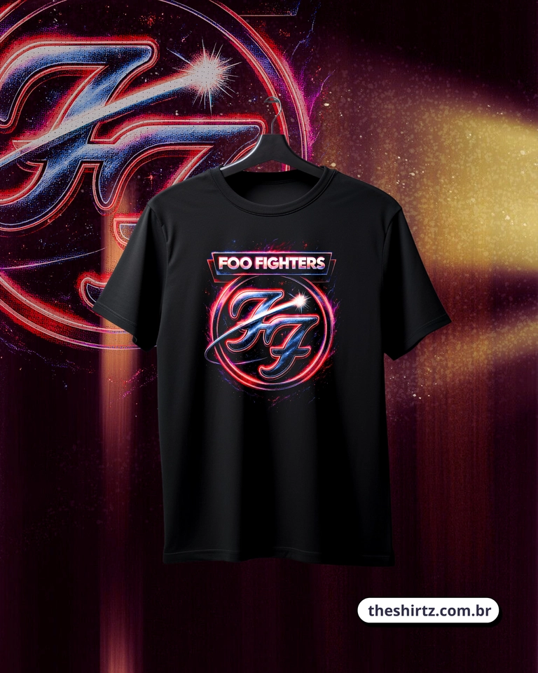 Camiseta Foo Fighters (DTF) - imagem 1