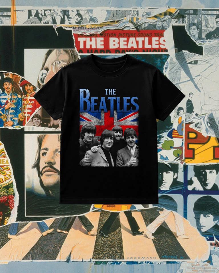 Camiseta The Beatles UK (DTF) - imagem 1