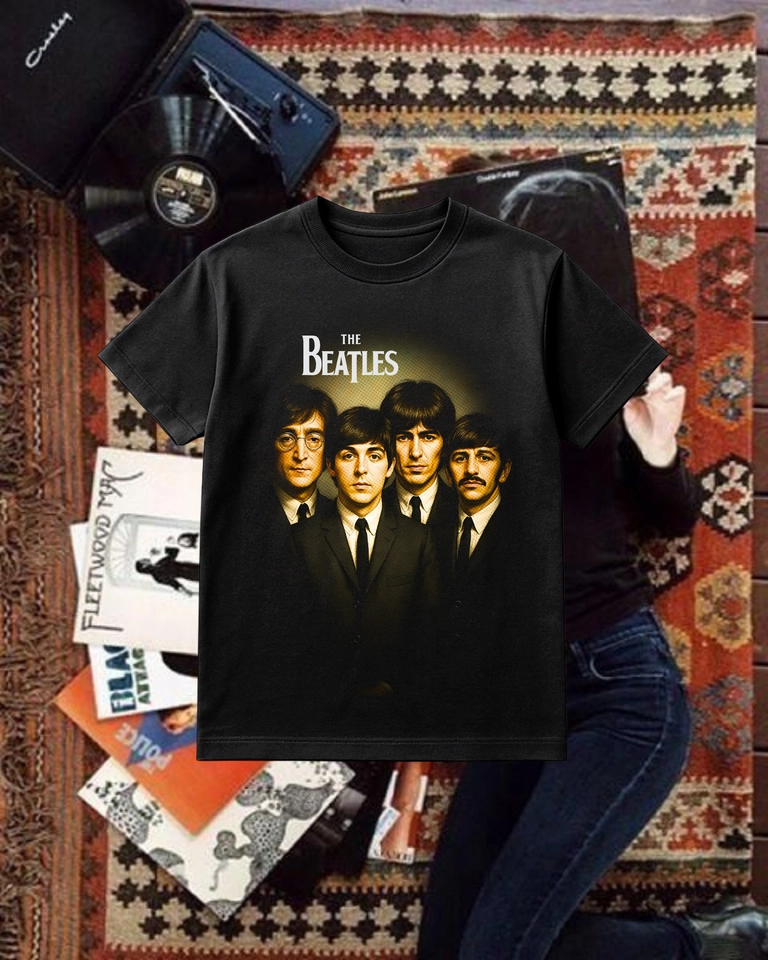 Camiseta The Beatles (DTF Halftone) - imagem 1