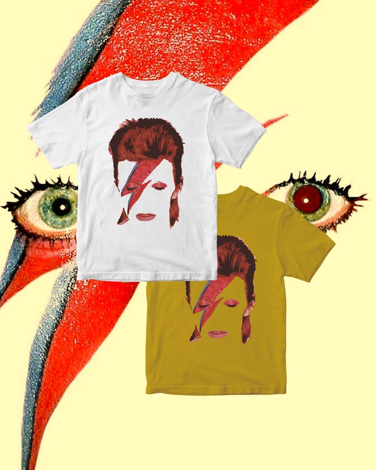 Camiseta David Bowie | The Face (DTF) - imagem 1