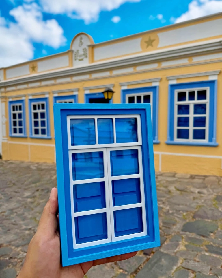 Janela casarão da Praça Dr. Tasso de Camargo - 1