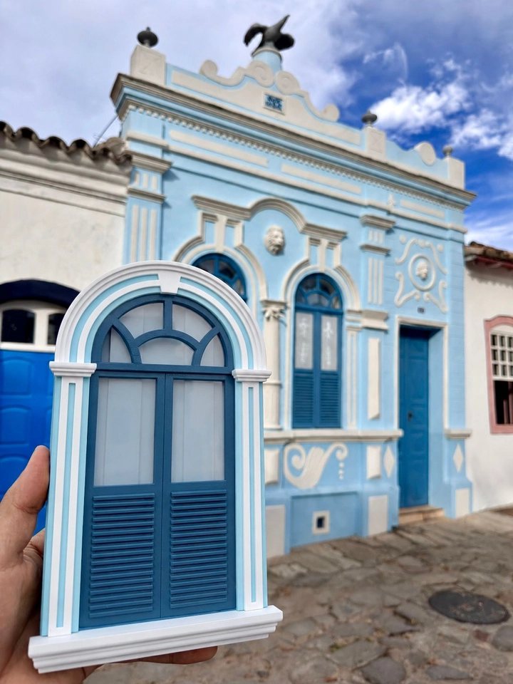 Janela casarão da Praça do Coreto 