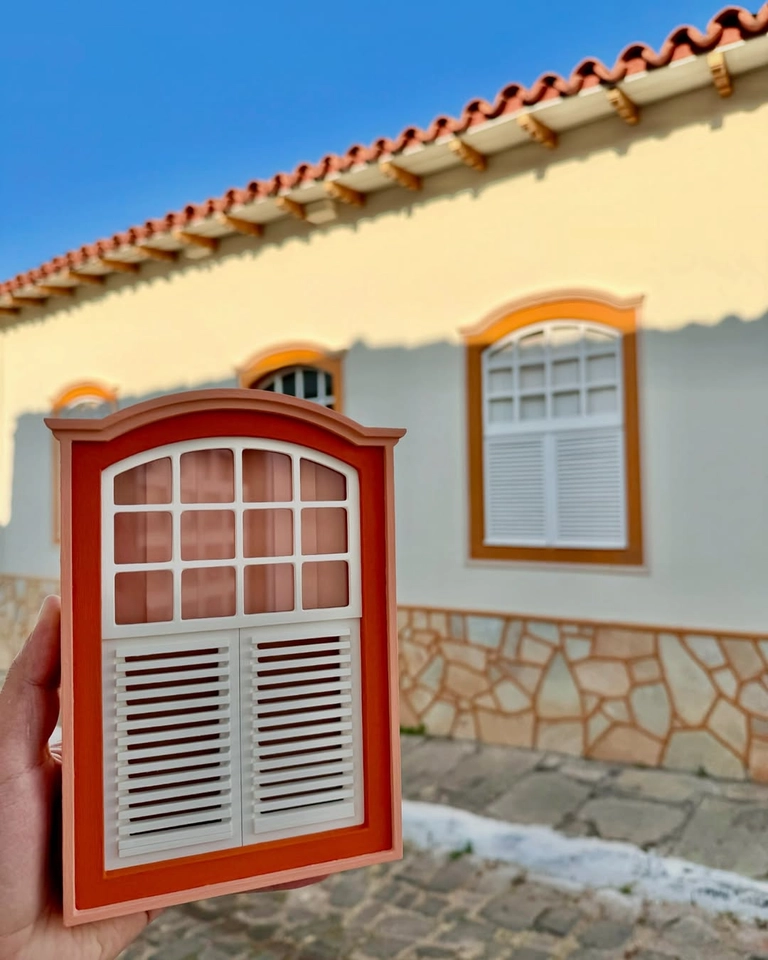 Janela casarão da Rua Hugo Ramos. - 1