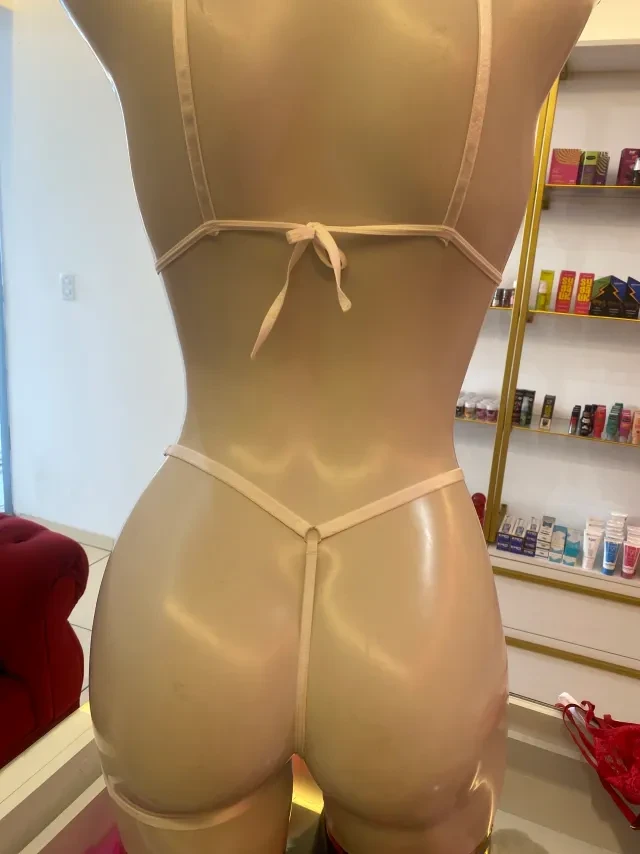 Conjunto Nádia com Persex Branco Veste P /M  - 2