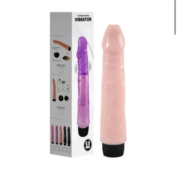 Prótese com Vibro 22,5 x 5 cm A Pilha 